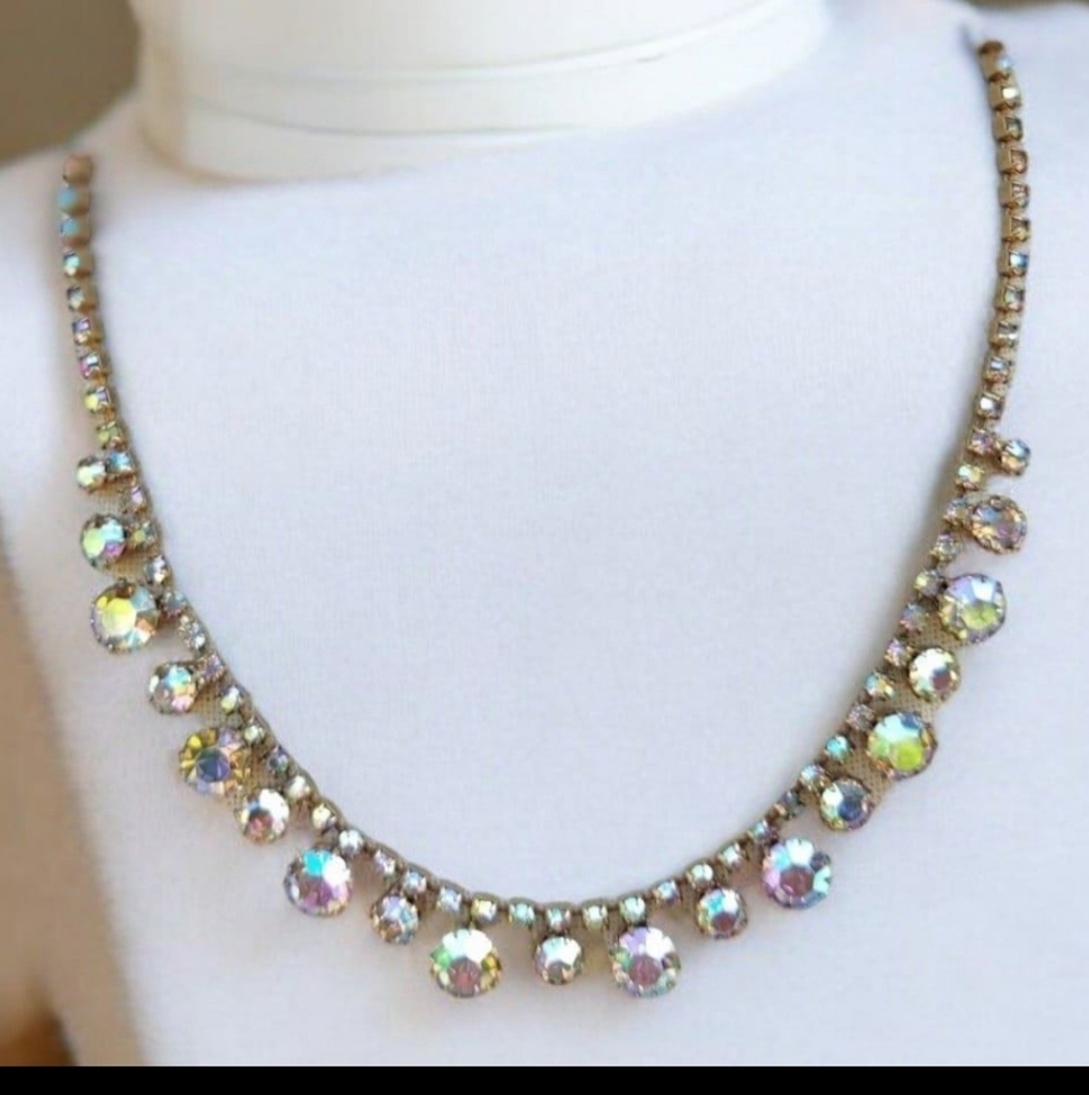 Vintage Albert Weiss Crystal Necklace